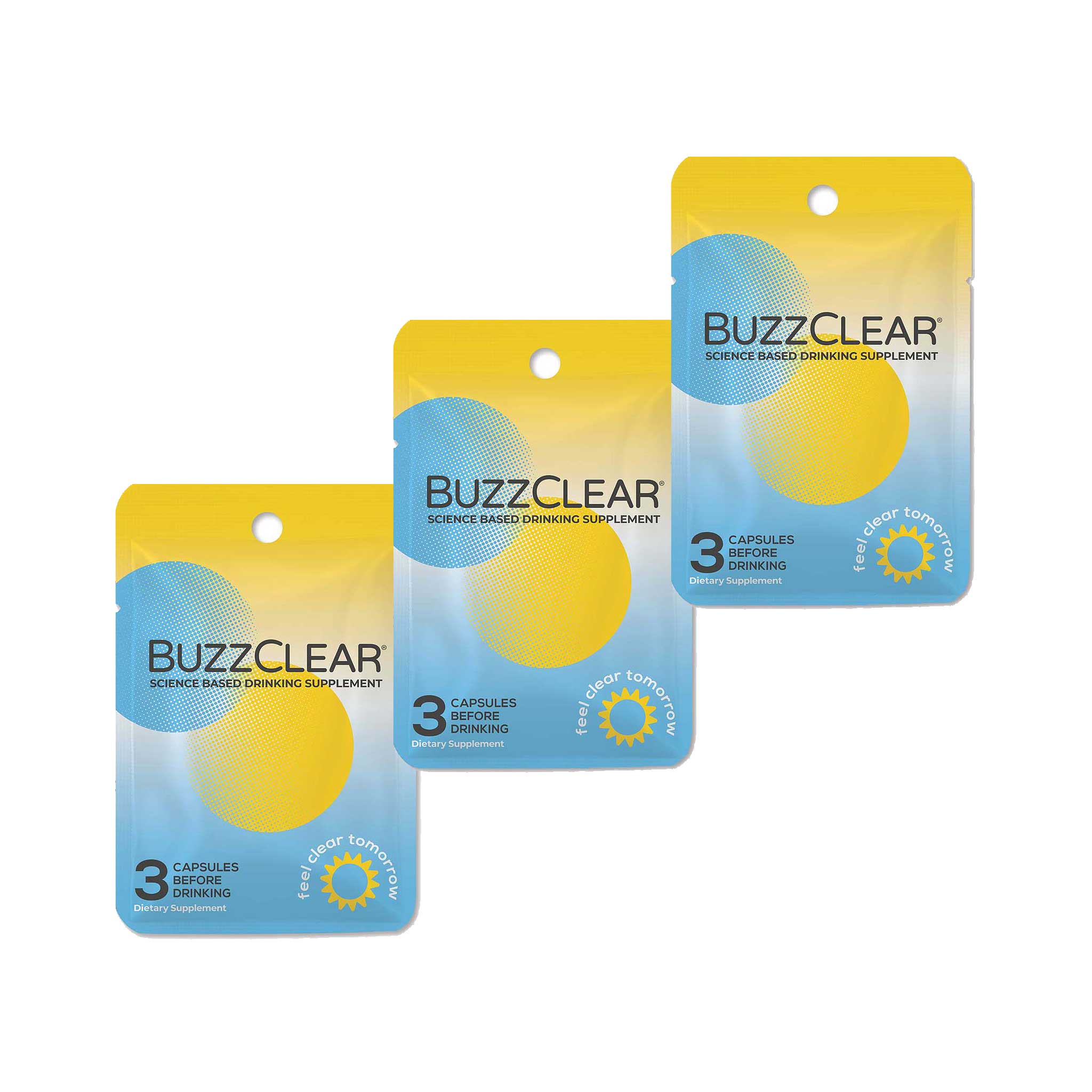 BuzzClear® 3 packs