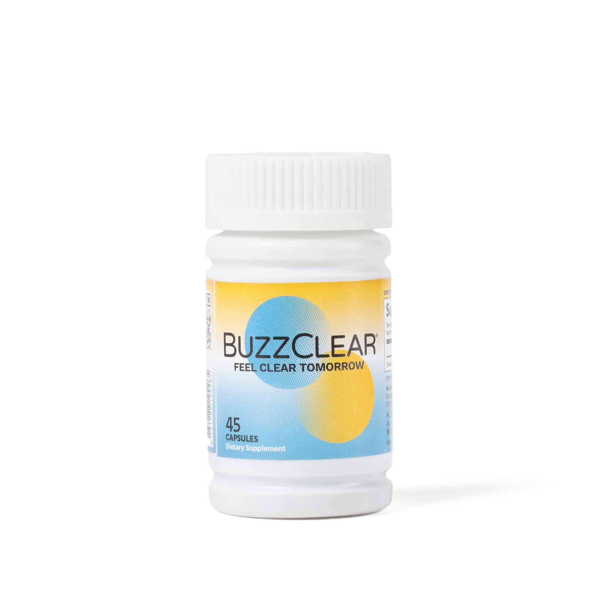 BuzzClear® 45 capsule bottle